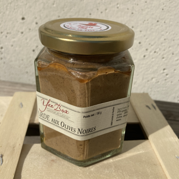Moutarde aux olives noires