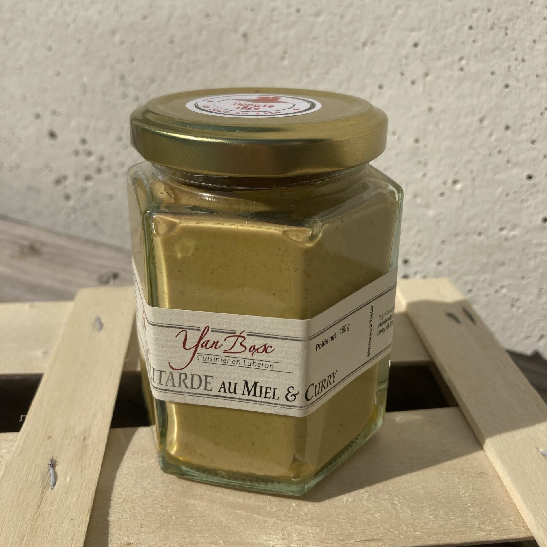 Moutarde miel et curry